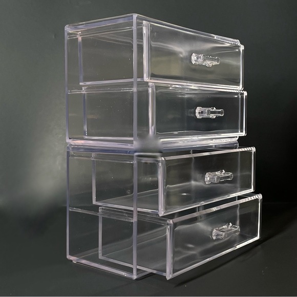 New! ☆ HP! Two Sets Included! Acrylic Makeup Organizer - Brand New - Picture 2 of 8